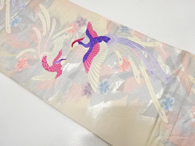Japanese Kimono / Antique / Fukuro Obi Silk